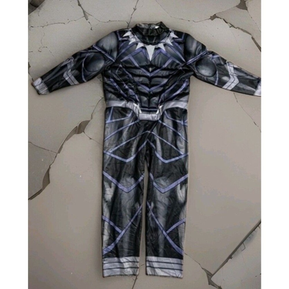 Marvel Black Panther Kids Small Costume Muscle Chest Avengers Halloween No Mask